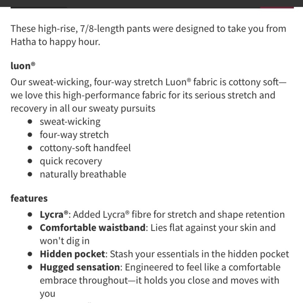 Lululemon High Times High Waisted Legging - Picture 10 of 11